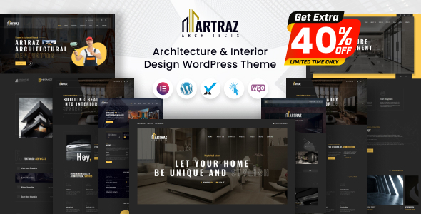 Artraz - Architecture and Interior Design WordPress Theme Logo